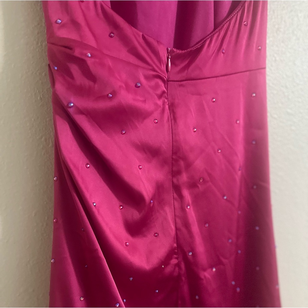 DO+BE Fuchsia Asymmetrical Mini Dress - Picture 10 of 13